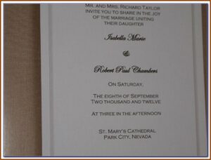 Wilton Invitation Templates