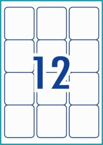 Avery Label Sheet Template