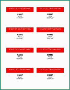 Avery Name Tag Templates 8395