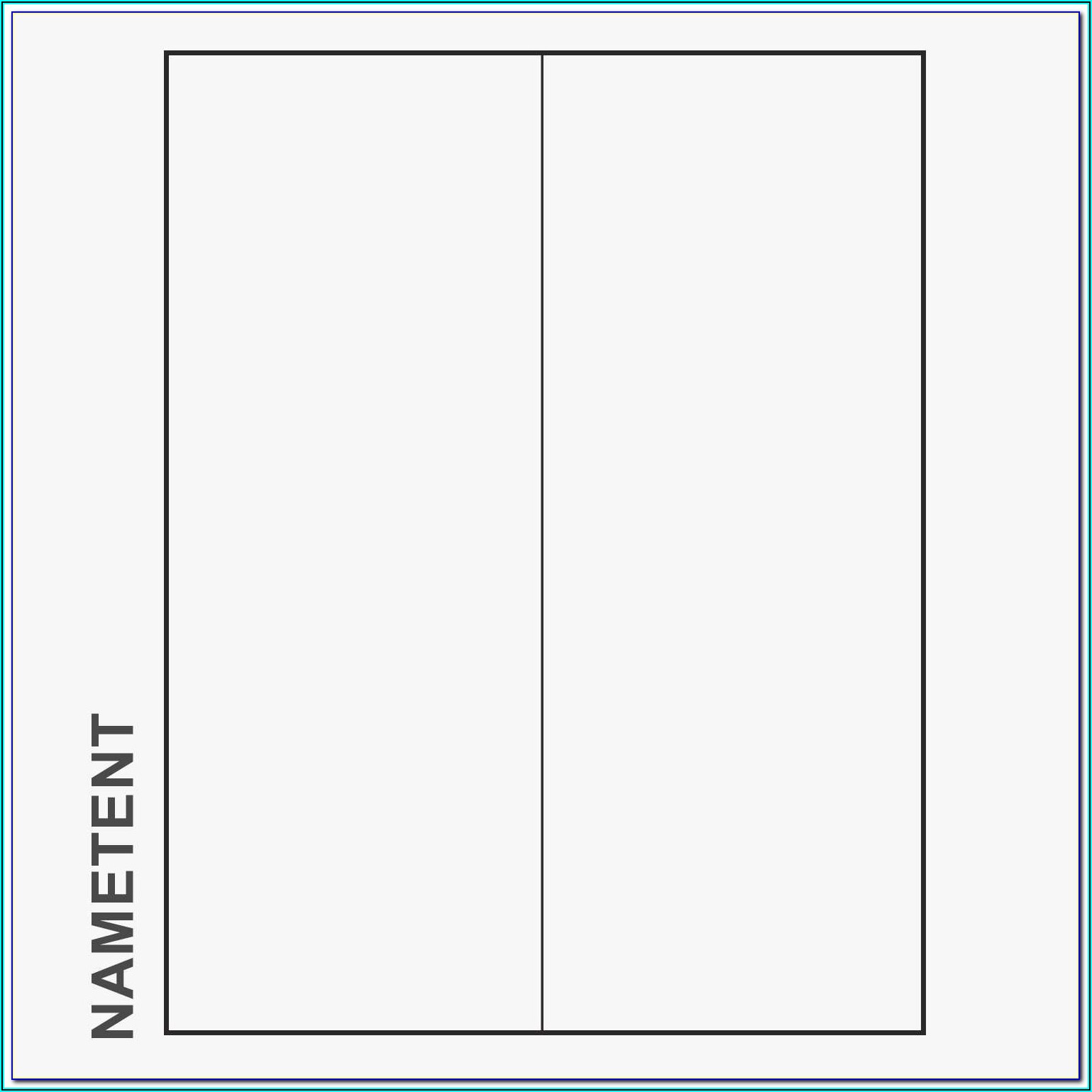 Avery Tent Cards Template 5305