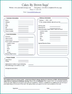 Banquet Contract Forms