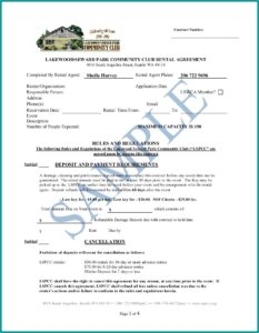 Banquet Contract Template