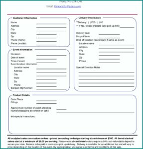 Banquet Room Contract Template