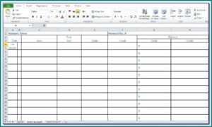 Bookkeeping For A Small Business Template