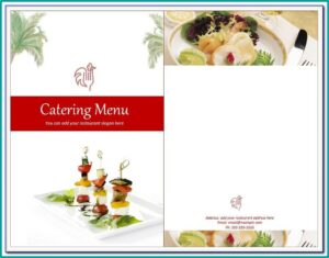 Catering Bid Template Free