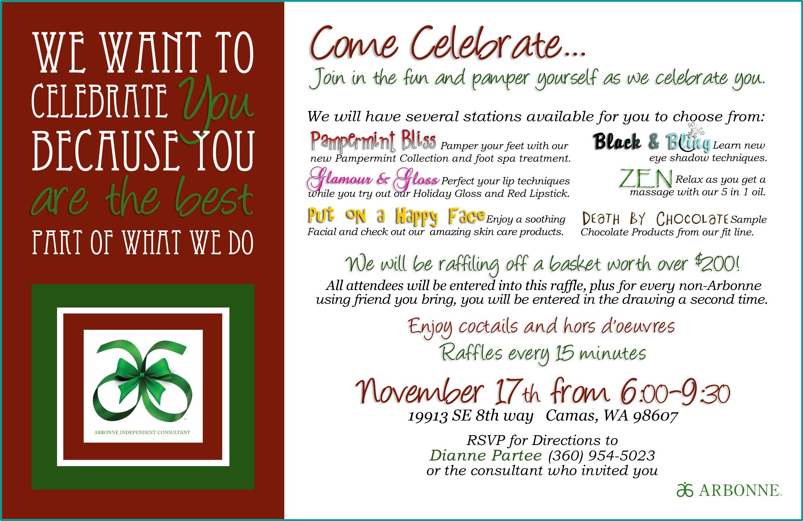 Corporate Holiday Party Invitation Template