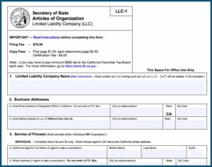 Dba Application Form California