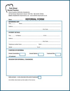Denture Consent Form Uk
