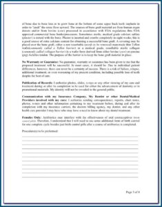 Denture Reline Consent Form