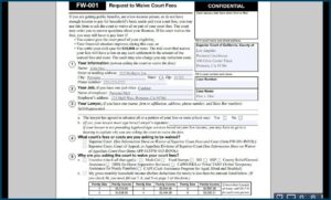 Divorce Fee Waiver Form Florida