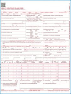 Does Medicare Accept The Cms 1500 Claim Form