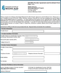 Edi Enrollment Agreement Form