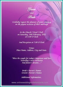 Editable Hindu Wedding Invitation Templates Free Download