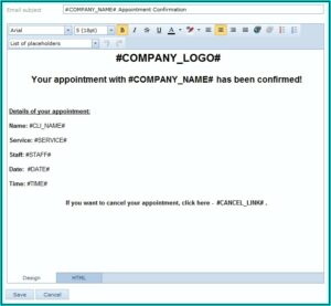 Email Appointment Reminder Sample