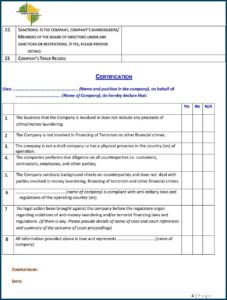 Enhanced Due Diligence Forms