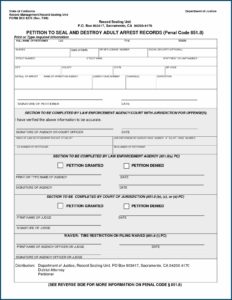 Essex County Court Forms