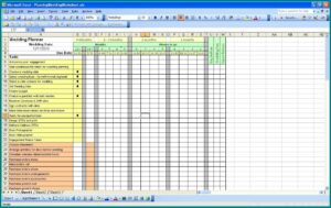 Excel Spreadsheet Template For Event Planning