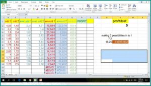 Excel Spreadsheet Templates For Sports