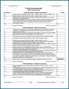 Federal Tax Form 1040a
