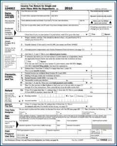Federal Tax Form Ez 2019