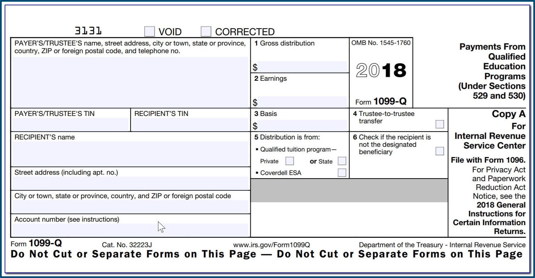Fill Out 1099 Form Online Free