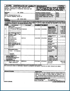 Fillable Acord Form 125