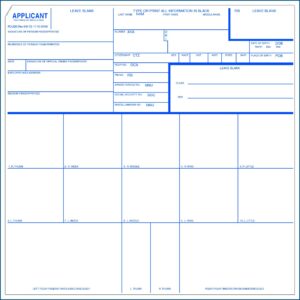 Fingerprint Form Fd 258