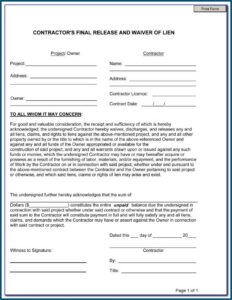 Florida Dmv Forms Lien Release