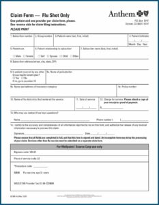 Flu Shot Verification Form