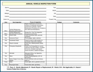 Forklift Inspection Forms