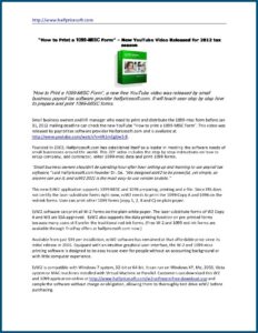 Form 1099 Software Providers Free