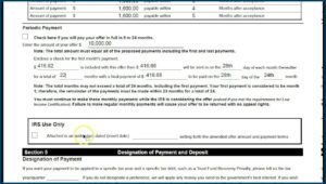 Form 656 Offer In Compromise 2019