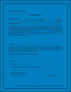 Free Colorado Quitclaim Form