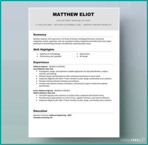 Free Downloadable Cv Templates Microsoft Word