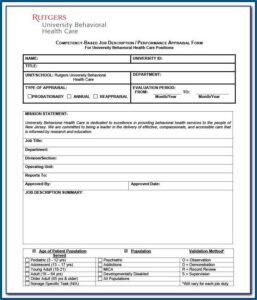Free Employee Appraisal Form Template