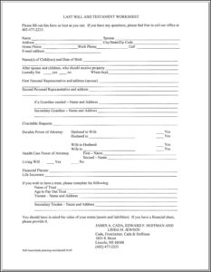 Free Living Will Forms