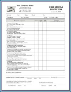 Free Printable Driver Vehicle Inspection Report Form