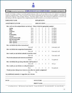 Free Printable Employee Evaluation Form