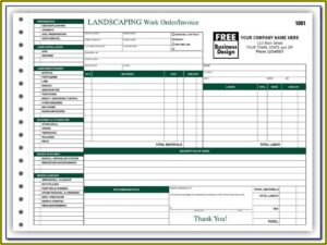 Free Printable Job Work Order Forms