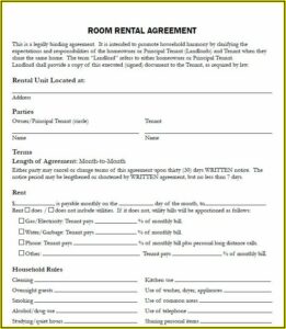 Free Rental Application Form Canada