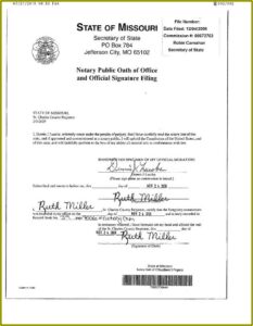 Free Texas Notary Acknowledgement Form