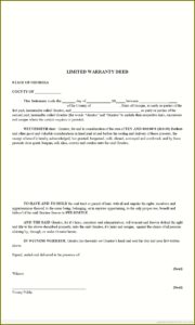 Free Warranty Deed Forms