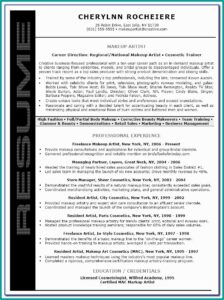 Freelance Artist Resume Template