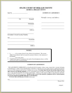 Georgia Uncontested Divorce Forms