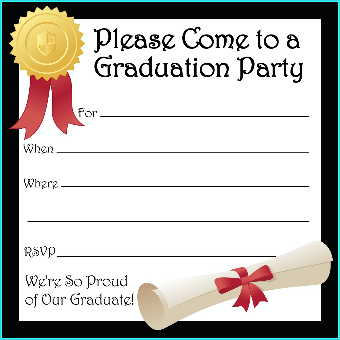 Graduation Invitations Templates