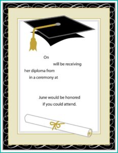 Graduation Invites Templates