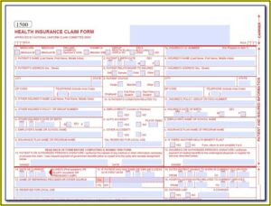 Health Insurance Claim Form Cms 1500