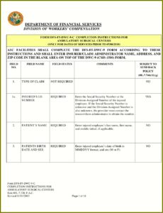 Health Insurance Claim Form Cms 1500 Instructions