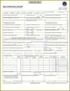 Health Insurance Claim Form Cms 1500 Pdf
