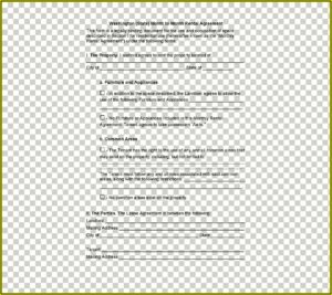 House Rental Agreement Form Free Download